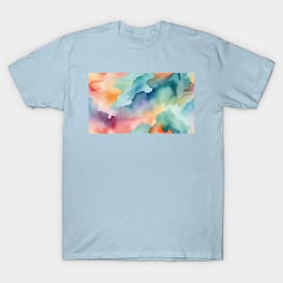 Celestial Dreams: Vibrant Sky Watercolors T-Shirt